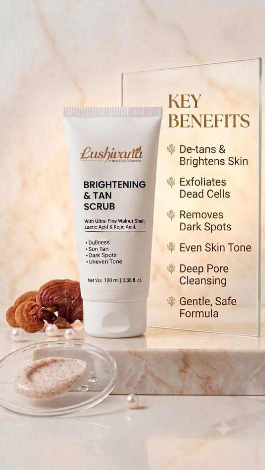 Lushivana Brightening & Tan Removal Face Scrub